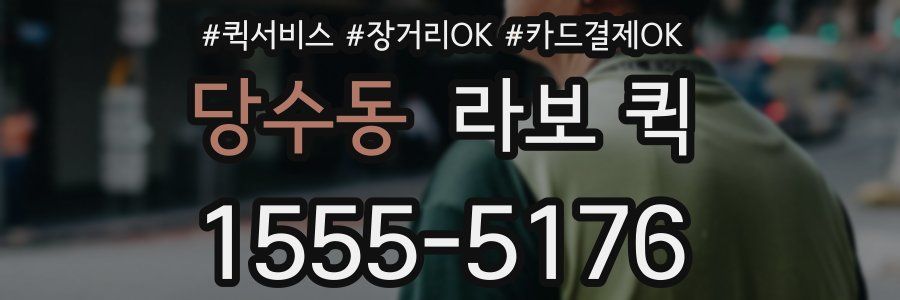 당수동 라보 퀵