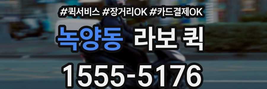 녹양동 라보 퀵
