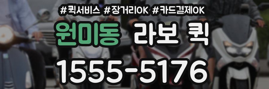 원미동 라보 퀵