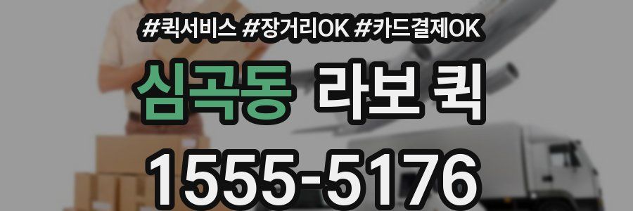 심곡동 라보 퀵