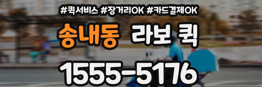 송내동 라보 퀵