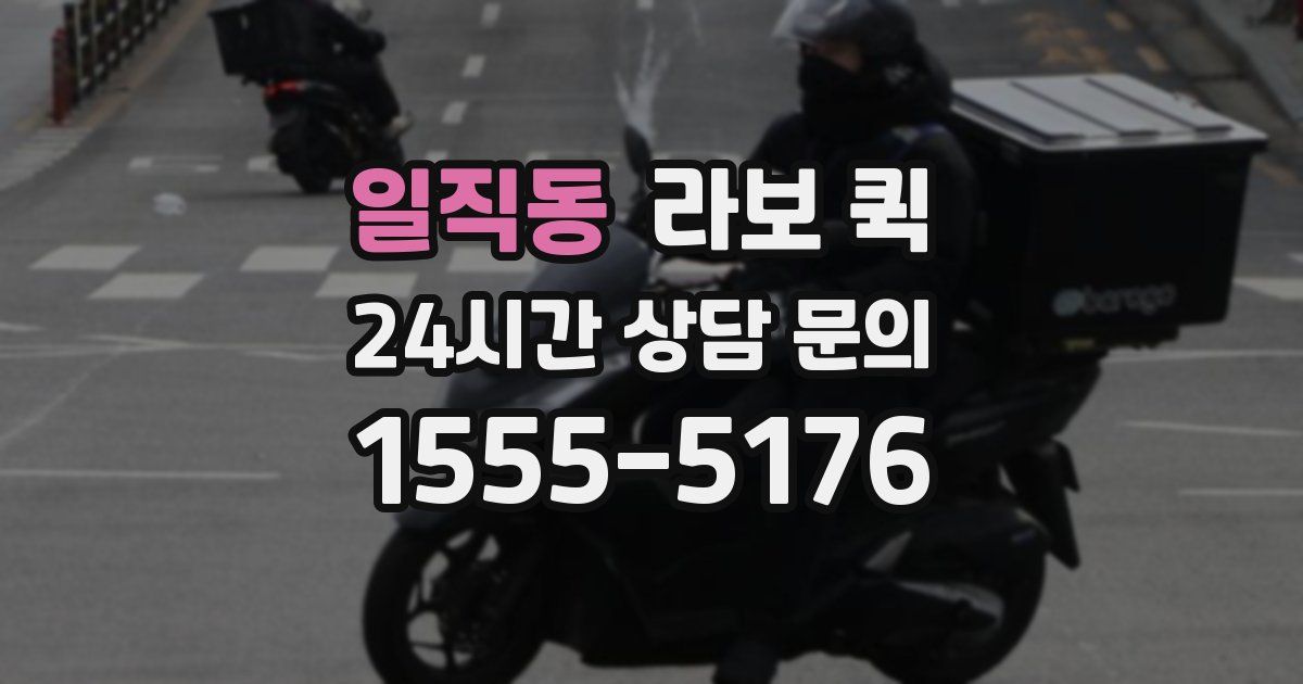 일직동 라보 퀵