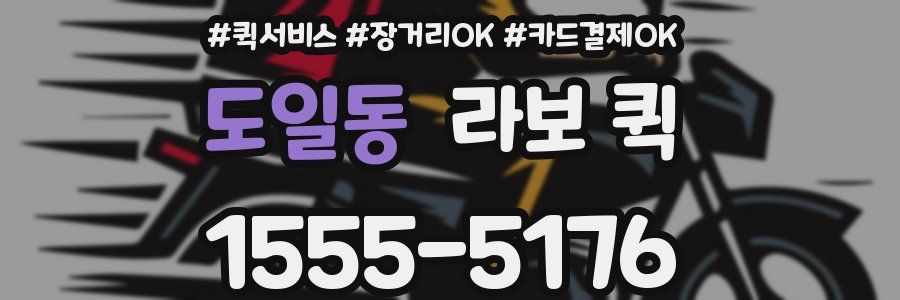 도일동 라보 퀵