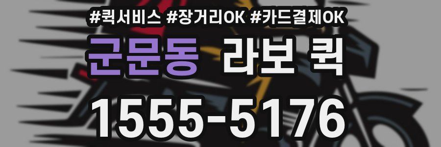 군문동 라보 퀵