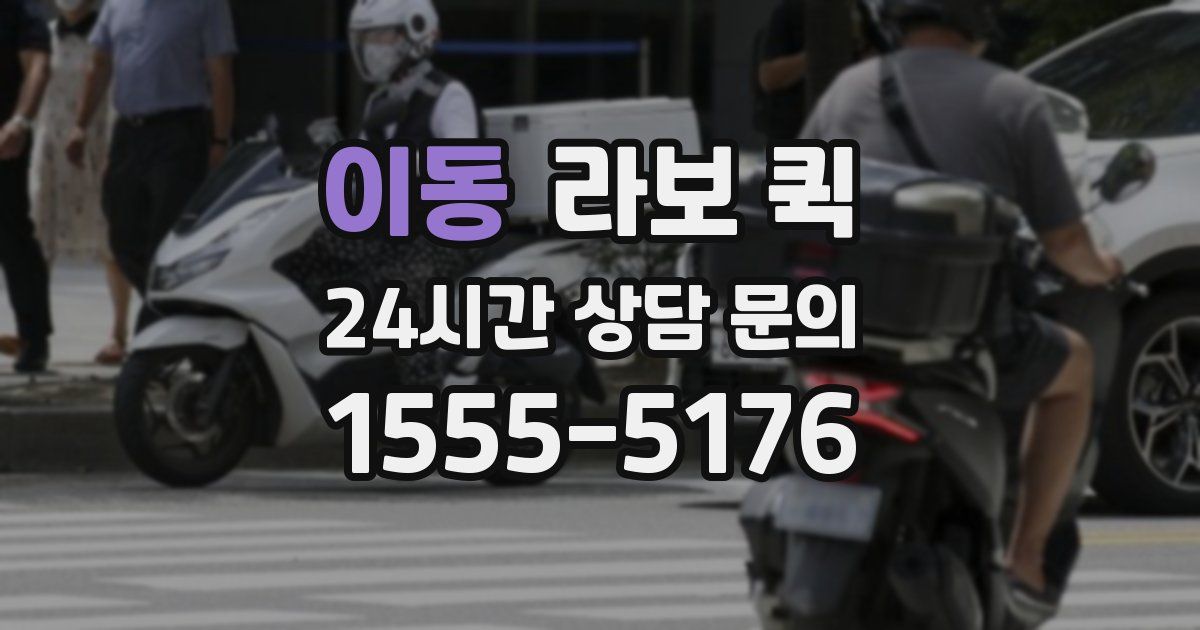 이동 라보 퀵