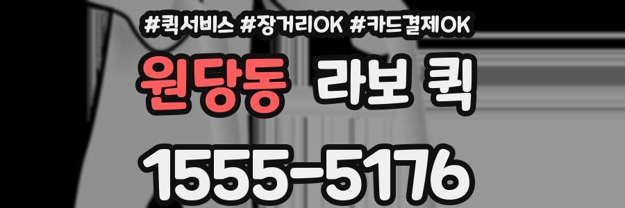 원당동 라보 퀵