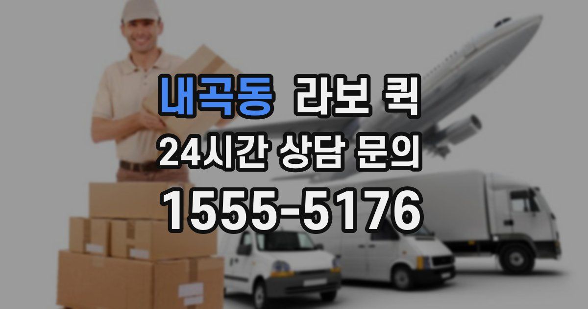 내곡동 라보 퀵