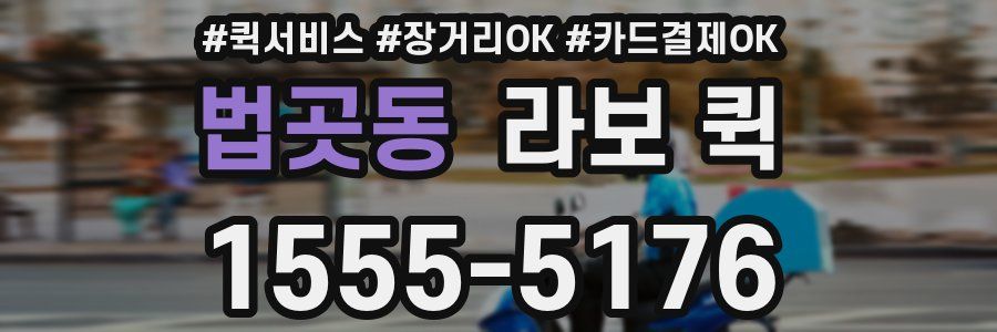 법곳동 라보 퀵