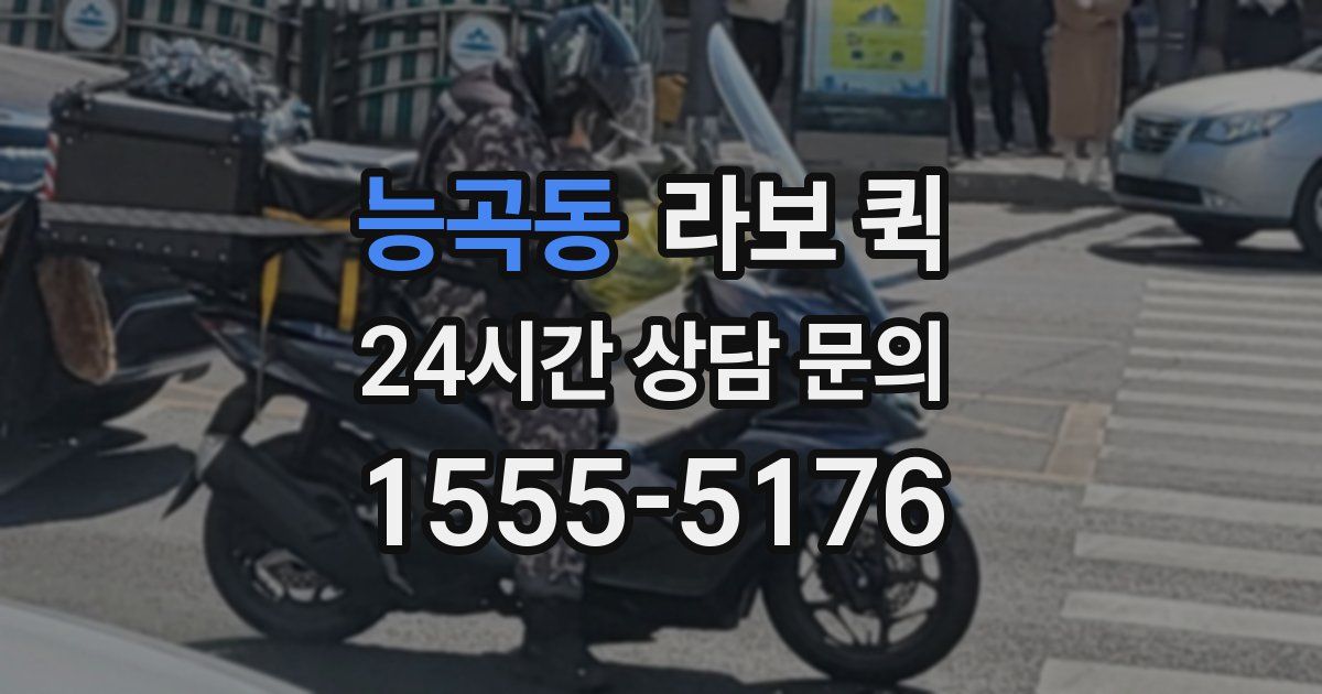 능곡동 라보 퀵