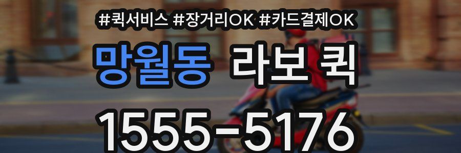 망월동 라보 퀵