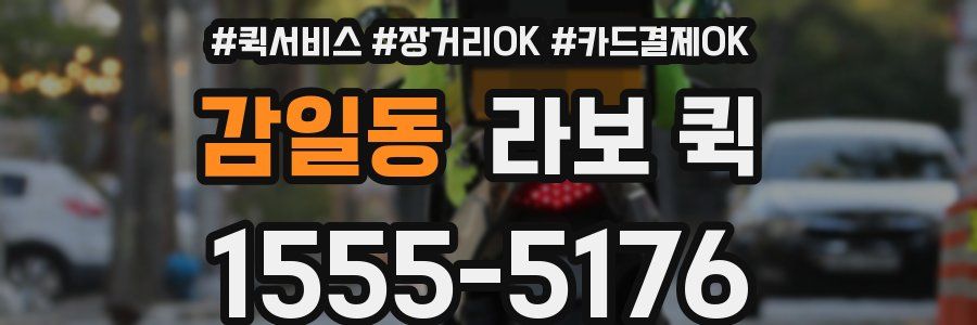 감일동 라보 퀵
