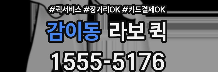 감이동 라보 퀵
