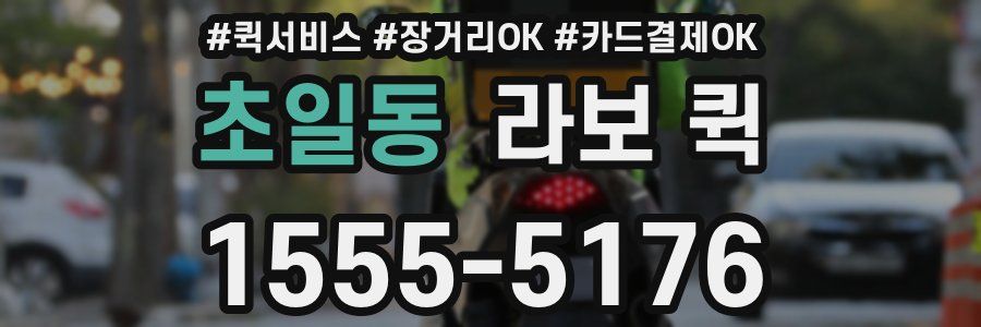 초일동 라보 퀵