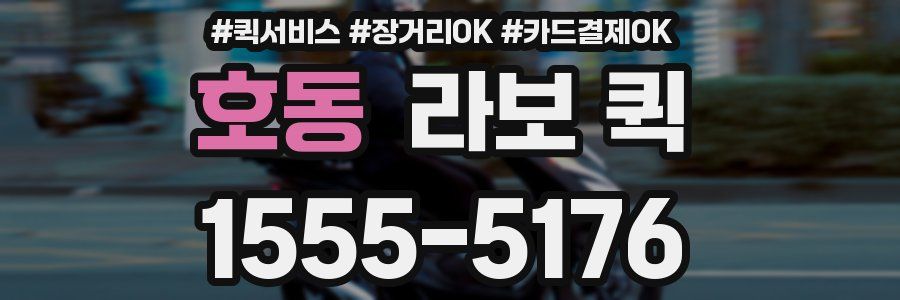 호동 라보 퀵