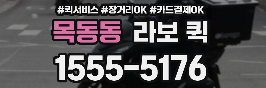 목동동 라보 퀵