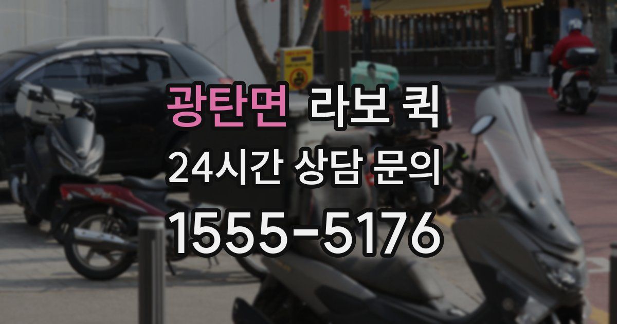광탄면 라보 퀵