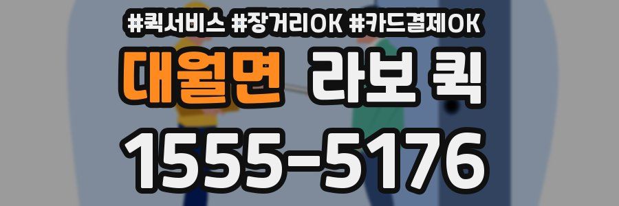 대월면 라보 퀵