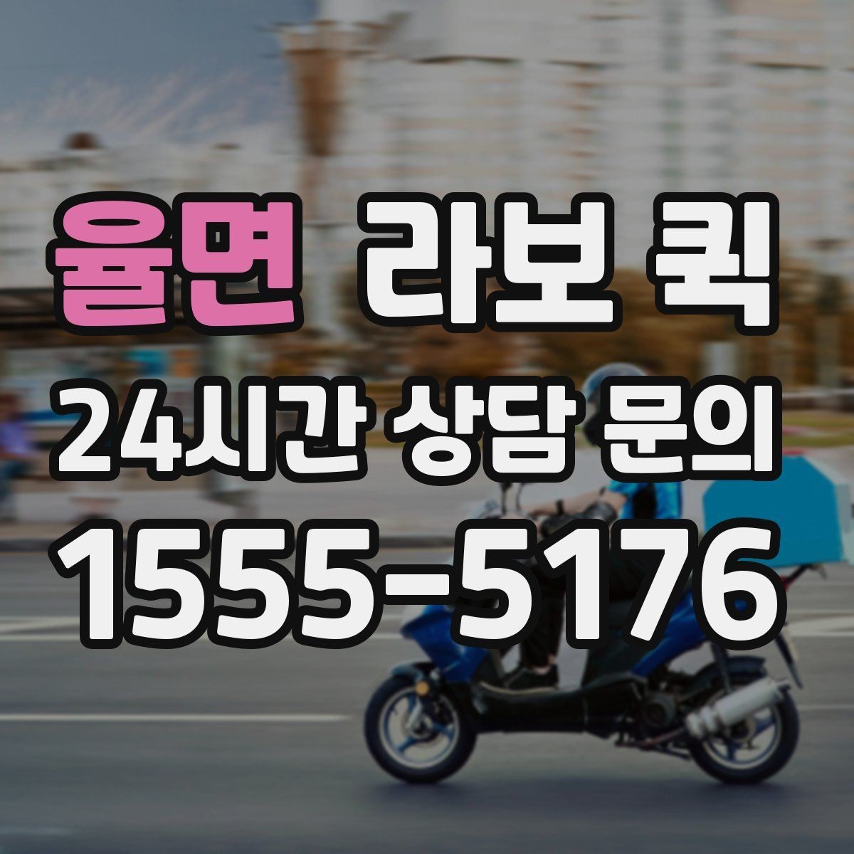 율면 라보 퀵 혼자 옮기기 어려운 짐에 맞는지 확인하기