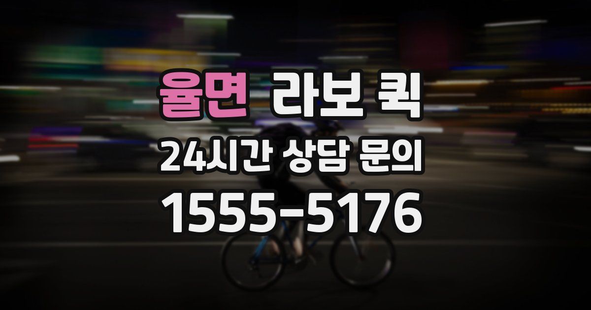 율면 라보 퀵