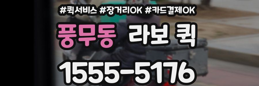 풍무동 라보 퀵
