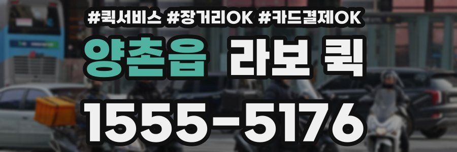 양촌읍 라보 퀵