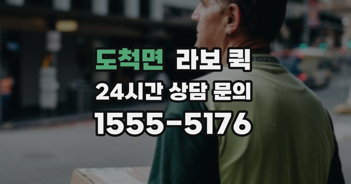 도척면 라보 퀵