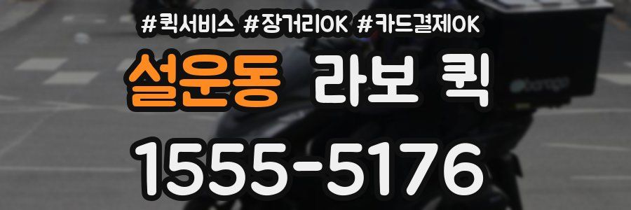 설운동 라보 퀵