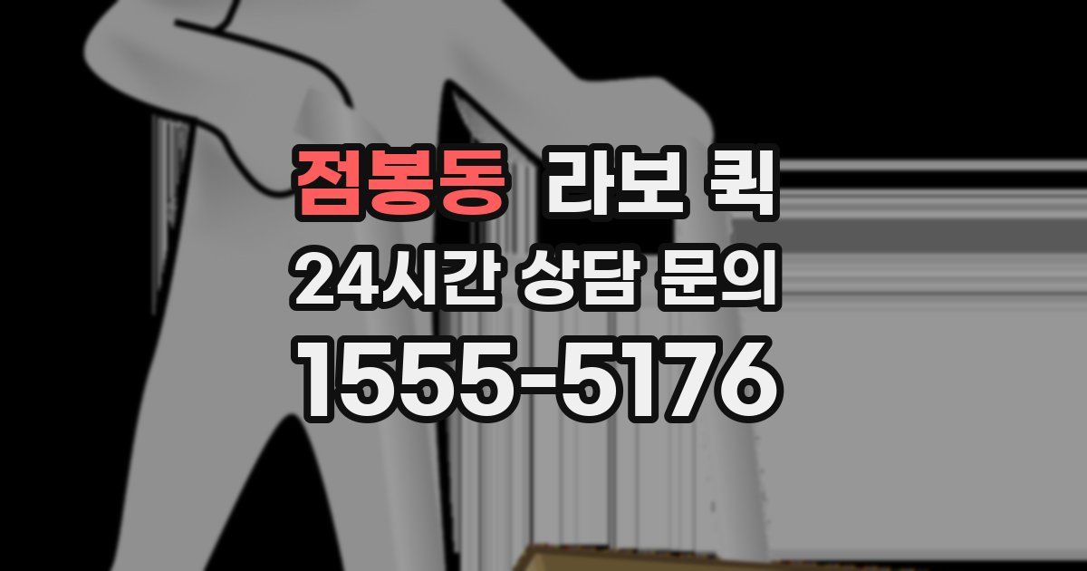 점봉동 라보 퀵