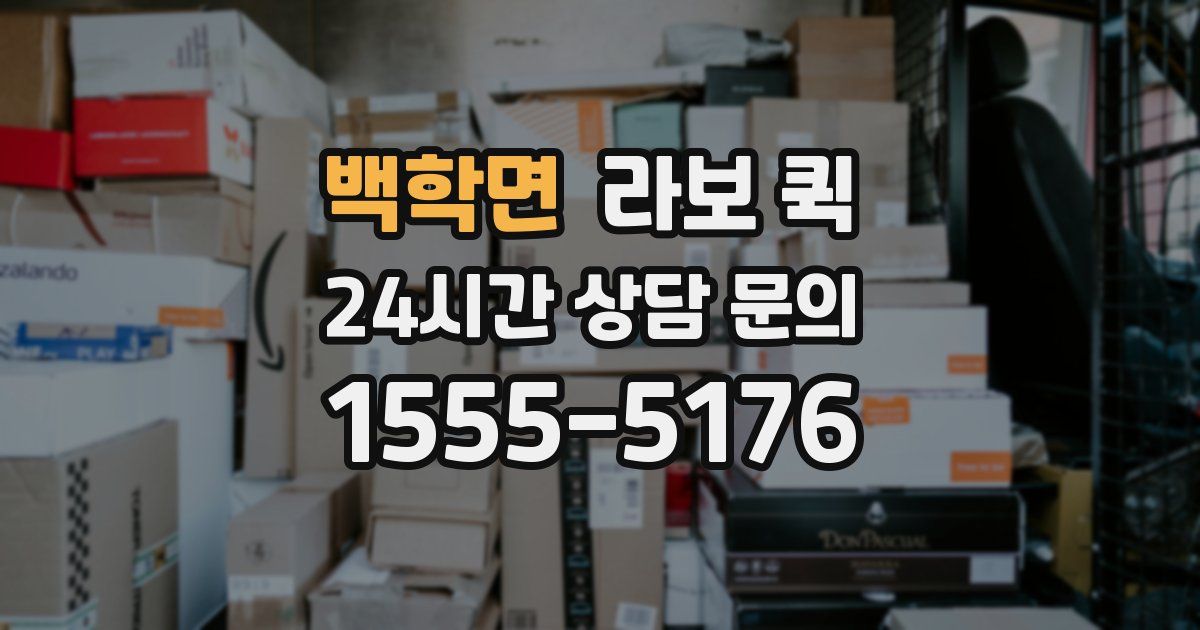 백학면 라보 퀵