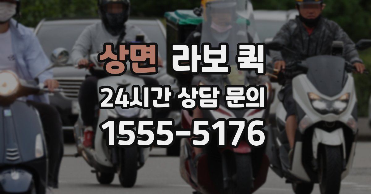 상면 라보 퀵