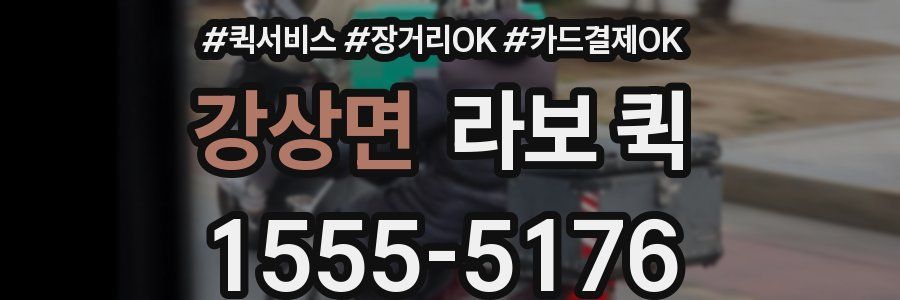 강상면 라보 퀵