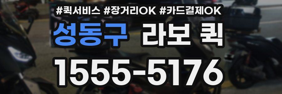 성동구 라보 퀵