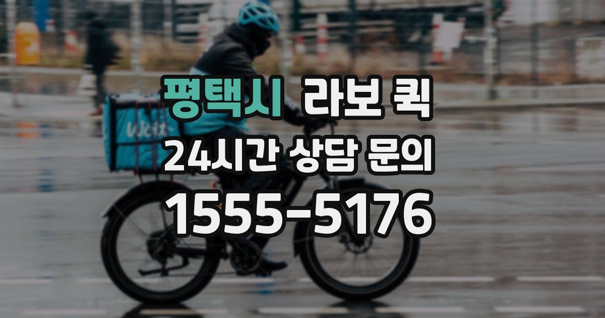 평택시 라보 퀵
