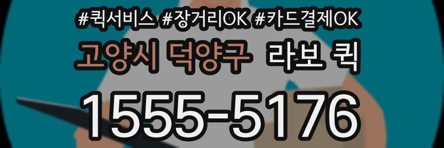 고양시 덕양구 라보 퀵