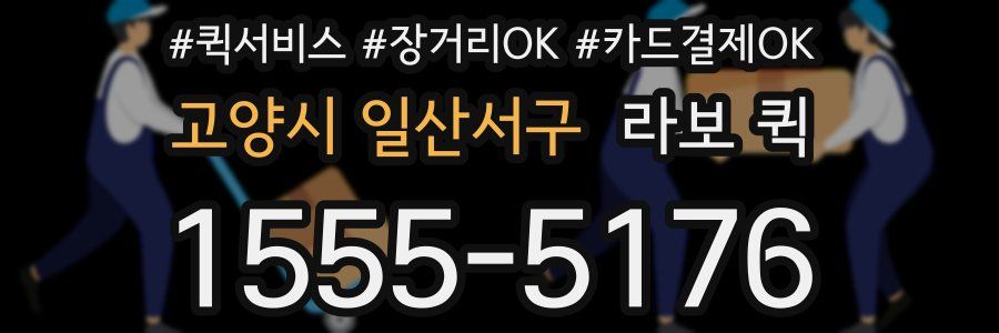 고양시 일산서구 라보 퀵