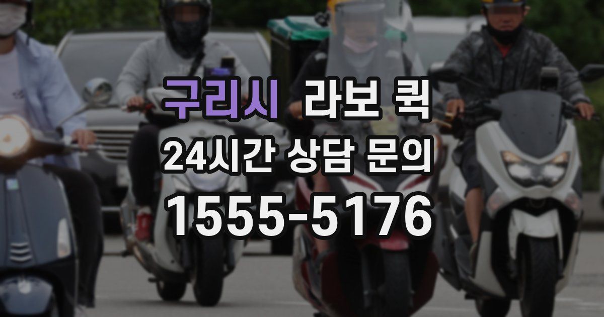 구리시 라보 퀵
