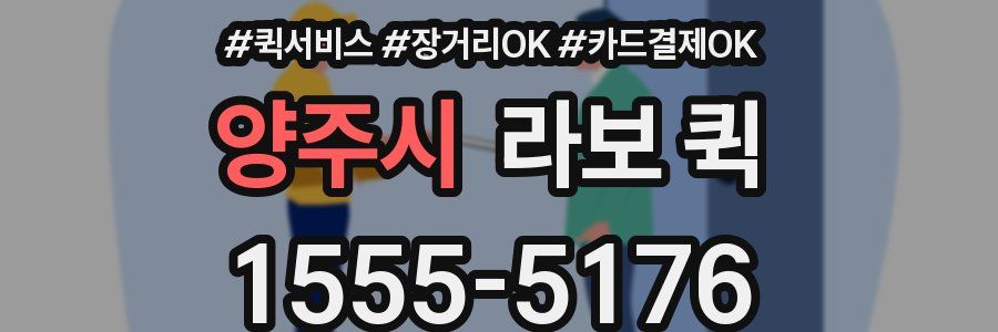양주시 라보 퀵