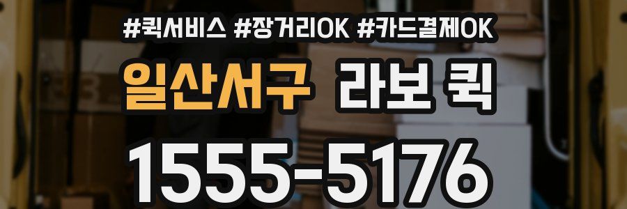 일산서구 라보 퀵