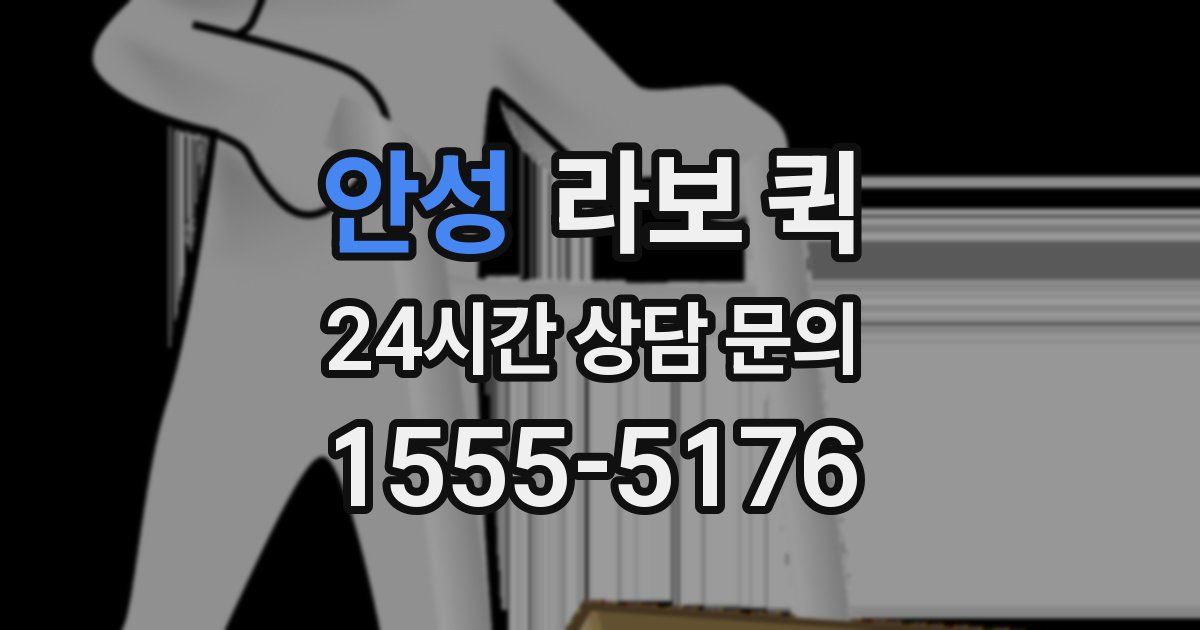 안성 라보 퀵