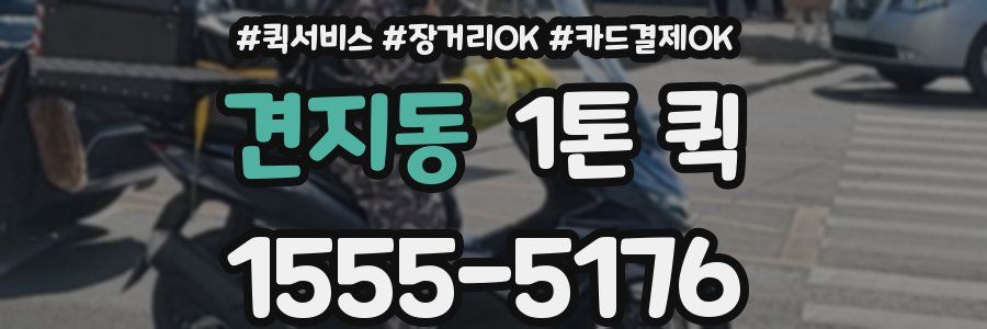 견지동 1톤 퀵