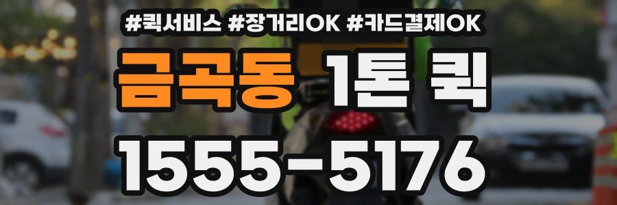 금곡동 1톤 퀵