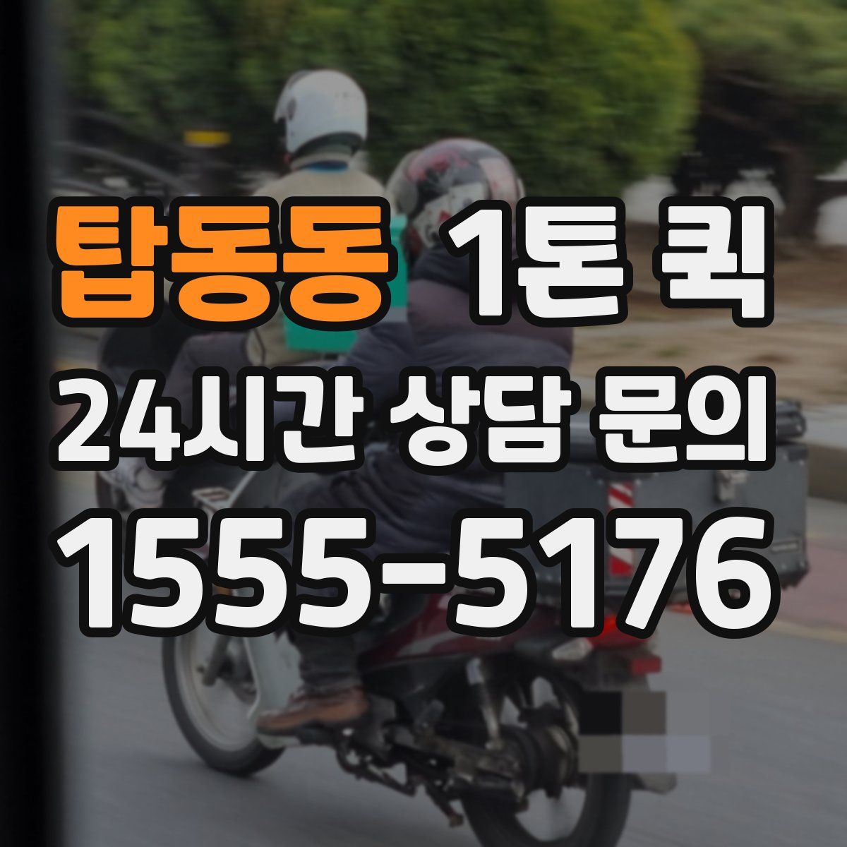 탑동동 1톤 퀵