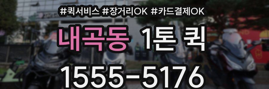 내곡동 1톤 퀵