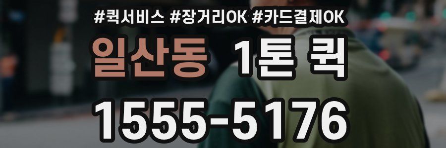 일산동 1톤 퀵