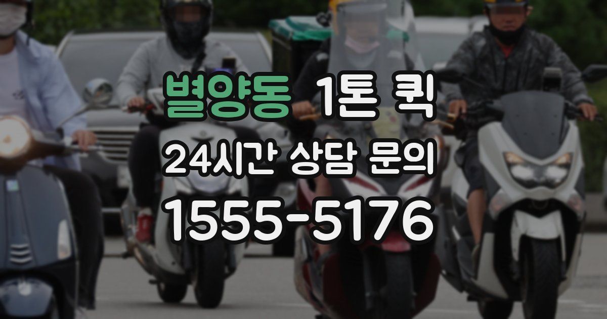 별양동 1톤 퀵