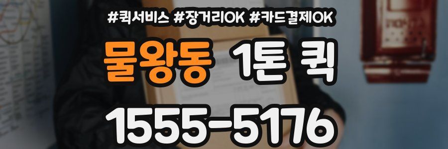 물왕동 1톤 퀵