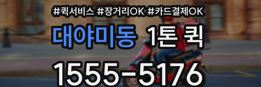 대야미동 1톤 퀵