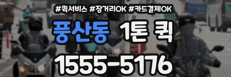 풍산동 1톤 퀵