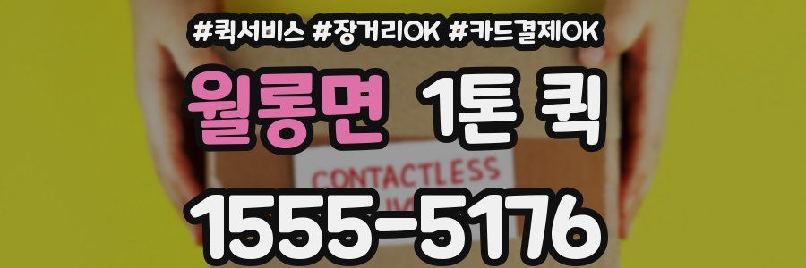 월롱면 1톤 퀵