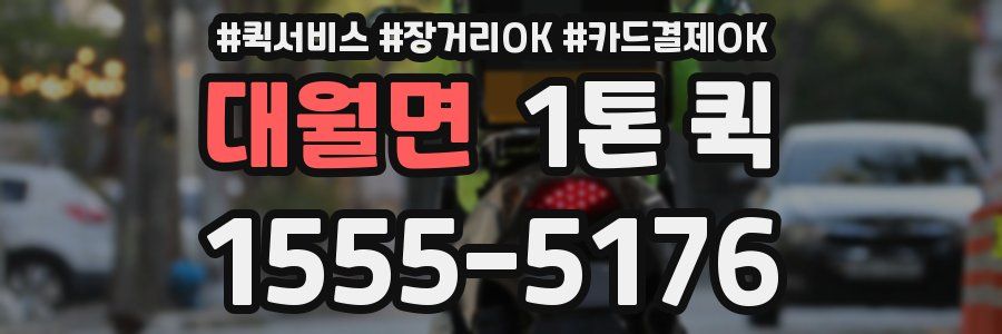 대월면 1톤 퀵